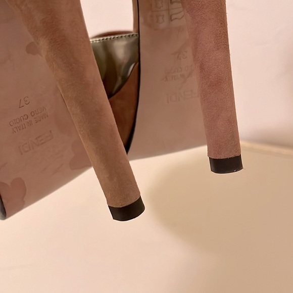 Fendi Suede Platform Heels - Picture 10 of 15